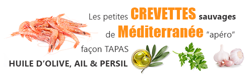 recette lefish gourmand pour un apero de crevettes de mediterranee façon tapas ail persil huile olive
